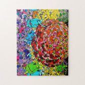 Big Apple Greeter - NYC graffiti puzzel Legpuzzel (Verticaal)