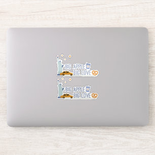 Big Apple houdt van de iconen van New York City Sticker