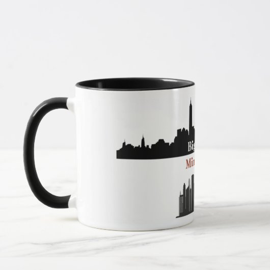 Big Apple! Mini-apple! 11-oz Ceramic mug Mok (Links)