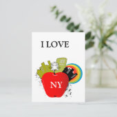 Big Apple New York Briefkaart (Staand voorkant)
