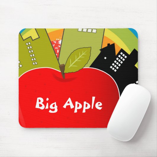 Big Apple - New York Fun Mousepad Design Muismat (Met muis)