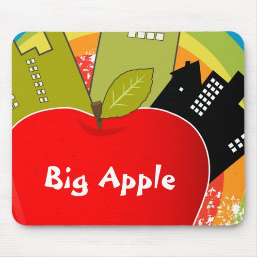 Big Apple - New York Fun Mousepad Design Muismat (Voorkant)