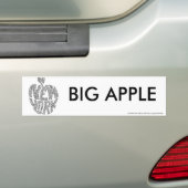 BIG APPLE - NEW YORK VAN NICHOLAS BUMPERSTICKER (Op auto)