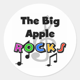 Big Apple Rocks Ronde Sticker
