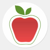Big Apple Ronde Sticker (Voorkant)