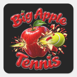 Big Apple Tennis - New York Tennistoernooi Vierkante Sticker