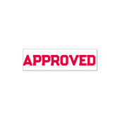 Big Approved Zelfinktende Stempel (Design)