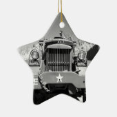 Big Army Truck Keramisch Ornament (Rechts)