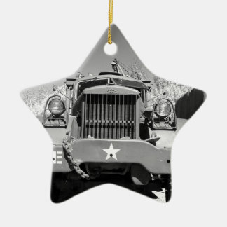 Big Army Truck Keramisch Ornament