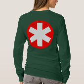 Big Asterisk - Rood en Wit T-shirt (Achterkant)