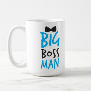 Big baas man mooi Bossy design met een stropdas vo Koffiemok
