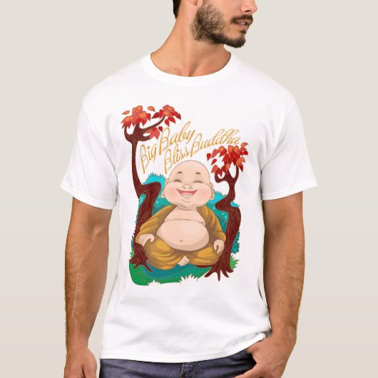 Big Baby Bliss Buddha T-shirt (Voorkant)