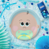 Big Baby Face Baby shower Bord (Feest)