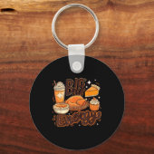 Big Back Energy Funny Thanksgiving Food Lover Turk Sleutelhanger (Voorkant)