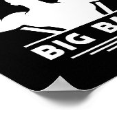 Big Back gecertificeerd Big Back Design Bodybuildi Poster (Hoek)