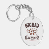 Big Bad Bean Counter Funny Accountant CPA Sleutelhanger (Voorkant Links)