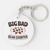 Big Bad Bean Counter Funny Accountant CPA Sleutelhanger (Achterkant)