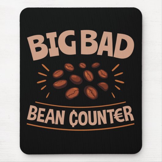 Big Bad Bean Counter Funny Accounting CPA Muismat (Voorkant)