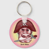 Big Bad Monkey Pirate Sleutelhanger (Voorkant)