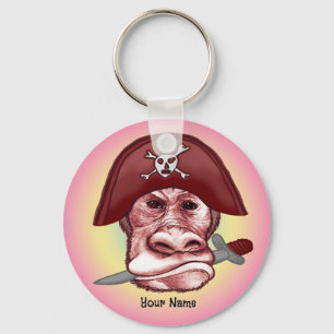 Big Bad Monkey Pirate Sleutelhanger