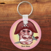 Big Bad Monkey Pirate Sleutelhanger (Voorkant)