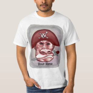 Big Bad Monkey Pirate T-shirt