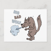 Big Bad Wolf Briefkaart (Voorkant)
