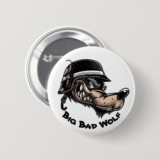 Big Bad Wolf Button (Voorkant /achterkant)