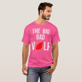 Big Bad Wolf Easy Werewolf Halloween T-shirt (Voorkant volledig)