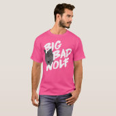 Big Bad Wolf Face Funny Wolf T-shirt (Voorkant volledig)