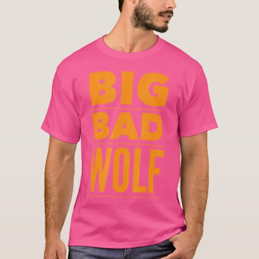 Big Bad Wolf Funny Halloween T-shirt (Voorkant)