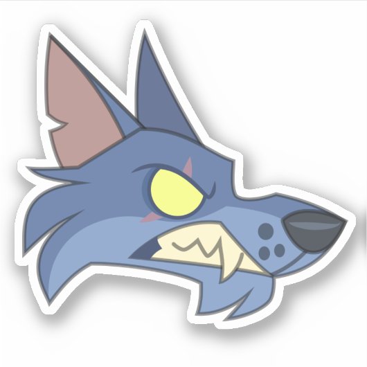 Big Bad Wolf Sticker (Voorkant)