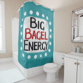 Big Bagel Energy Shower Gordijn (In situ)