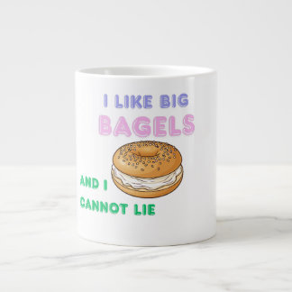 Big Bagels Funny Breakfast Shirt Grote Koffiekop
