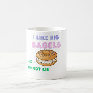 Big Bagels Funny Breakfast Shirt Koffiemok
