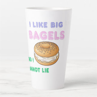 Big Bagels Funny Breakfast Shirt Latte Mok