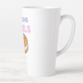 Big Bagels Funny Breakfast Shirt Latte Mok (Rechts)