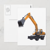 Big Bagger Excavator Briefkaart (Voorkant / Achterkant)