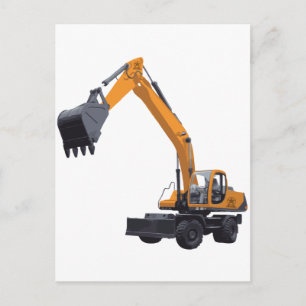 Big Bagger Excavator Briefkaart