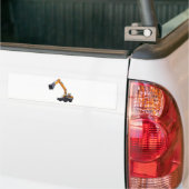 Big Bagger Excavator Bumpersticker (Op Truck)