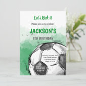 Big Ball Sports Party Design Kaart (Staand voorkant)