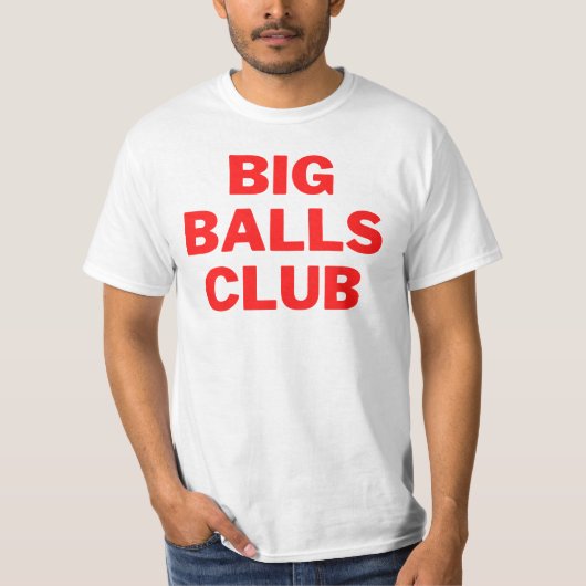 Big Balls Club Red | Beste cadeau | T-shirt (Voorkant)