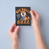 Big Balls Doge Department of Government Efficiency Flyer (Hand)