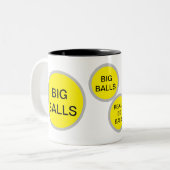 BIG BALLS Mok – Funny Inside Joke Gift (Voorkant links)