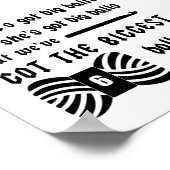 Big Balls van Yarn Crochet Crafts Poster (Hoek)