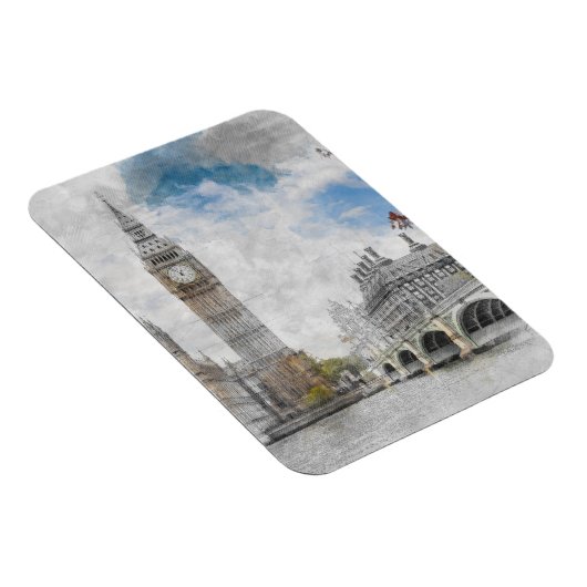 Big Ban, London, United Kingdom Magneet (Rechterzijde)