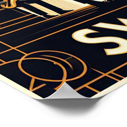 Big Band Swing Dance Poster (Hoek)