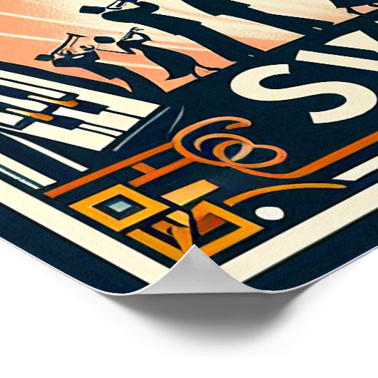  Big Band Swing Dance Poster (Hoek)