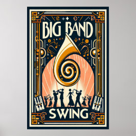  Big Band Swing Dance Poster