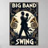  Big Band Swing Dance Poster (Voorkant)